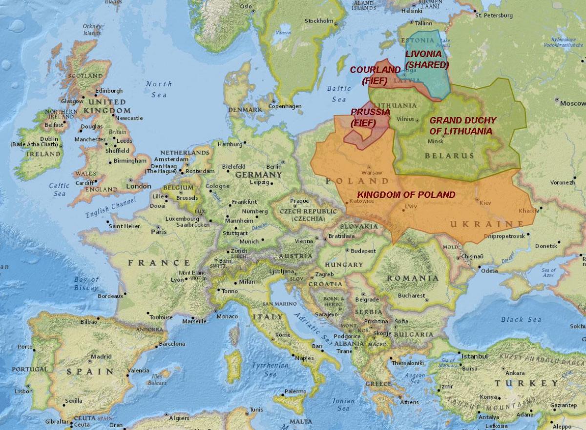지도 리투아니아 역사