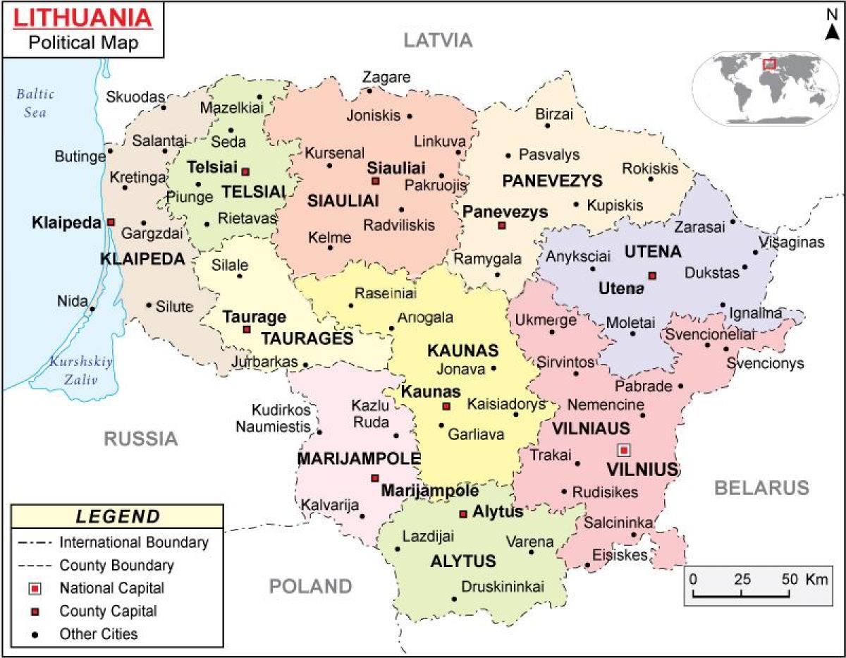 지도의 정치 리투아니아