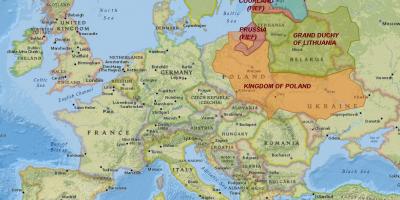 지도 리투아니아 역사